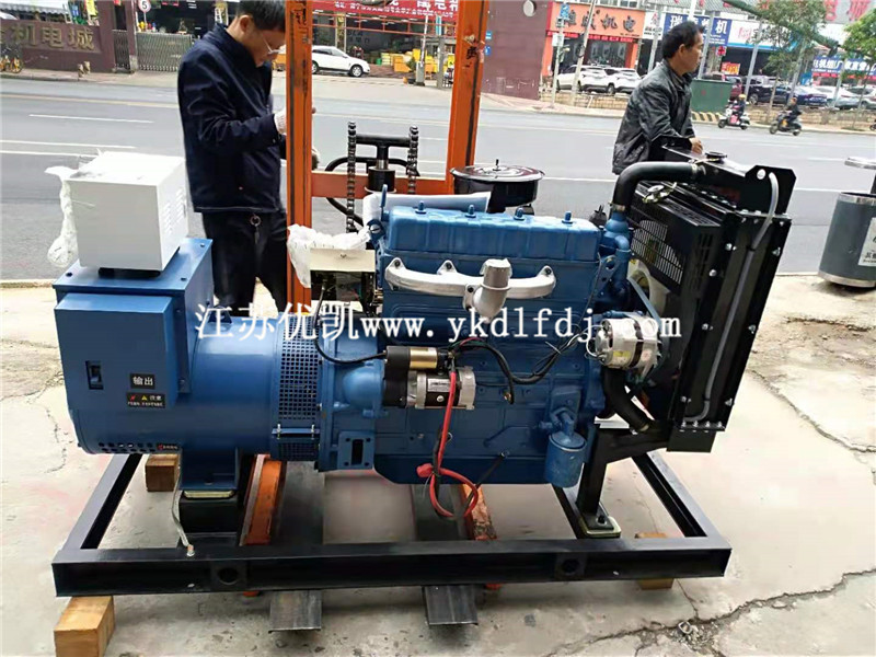 2021年4月5日，養(yǎng)殖客戶來拉走一臺30KW濰柴發(fā)電機(jī)組