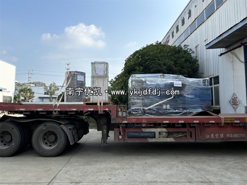 2024年9月18日，梧州藤縣項目315kw玉柴發(fā)電機(jī)組裝車發(fā)貨